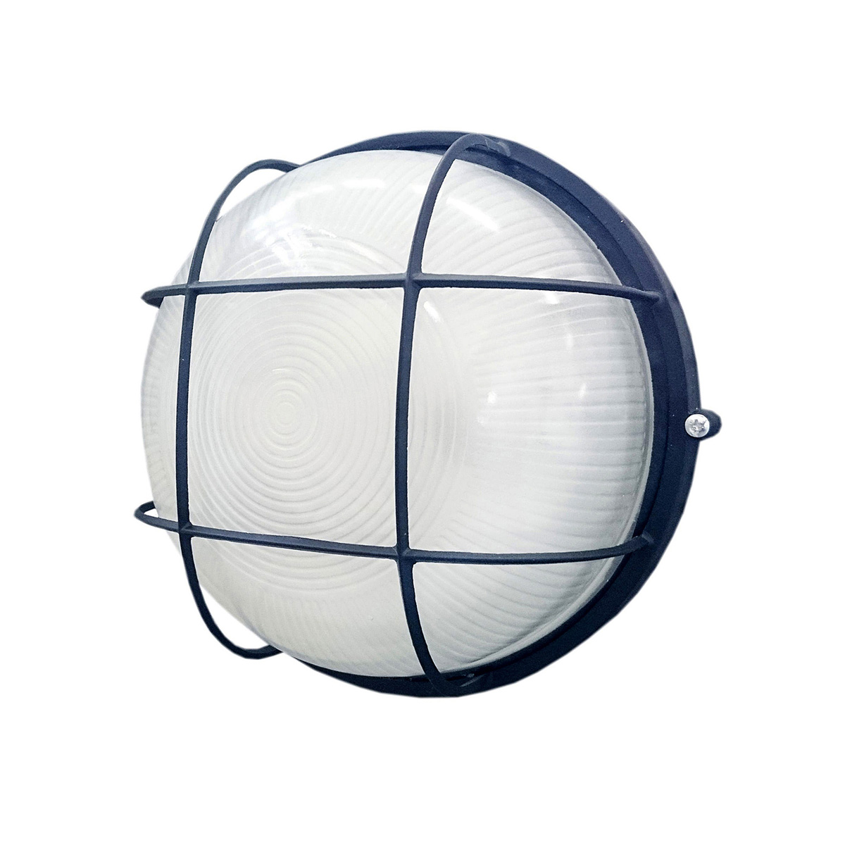 Светильник НПП1102 черный/круг с реш.100Вт IP54 IEK