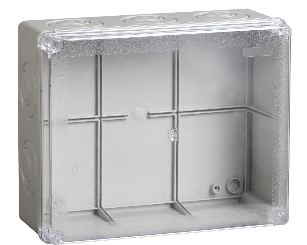 Коробка расп. КМ41275 о/п 240х195х90мм прозр. кр. IP44 IEK