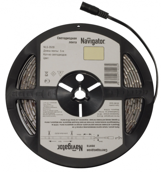 СД Лента Navigator 71 769 NLS-5050СW60-14.4-IP65-12V R5, ввезен из РФ