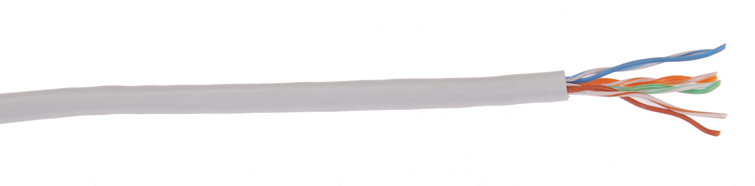 ITK Витая пара U/UTP кат.5E 4х2х24AWG PATCH LSZH сер. (500м)