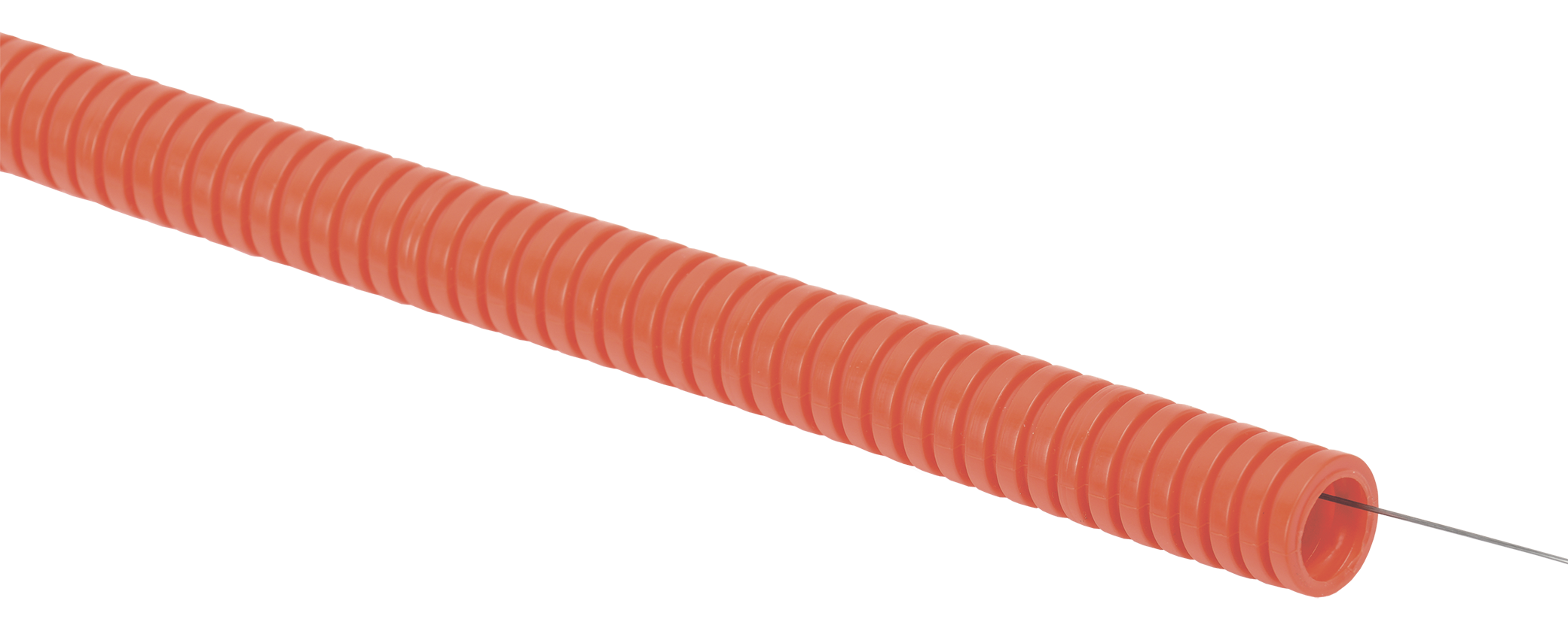 Труба гофр. ПНД d=25мм с зондом оранж. тяж. (50м) IEK