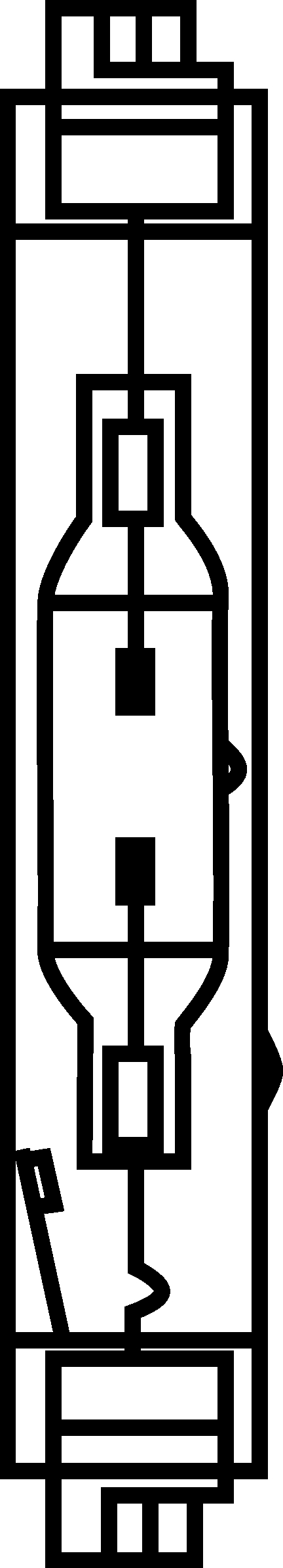 766878 Лампа газоразрядная металлогалогенная  HQI-TS 250W/NDL UVS FC2, .