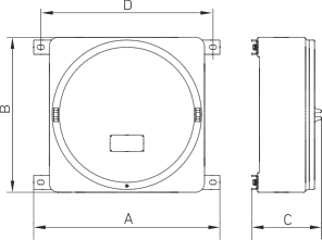 Оболочка алюминиевая взрывозащищенная LTJB-IIC-3