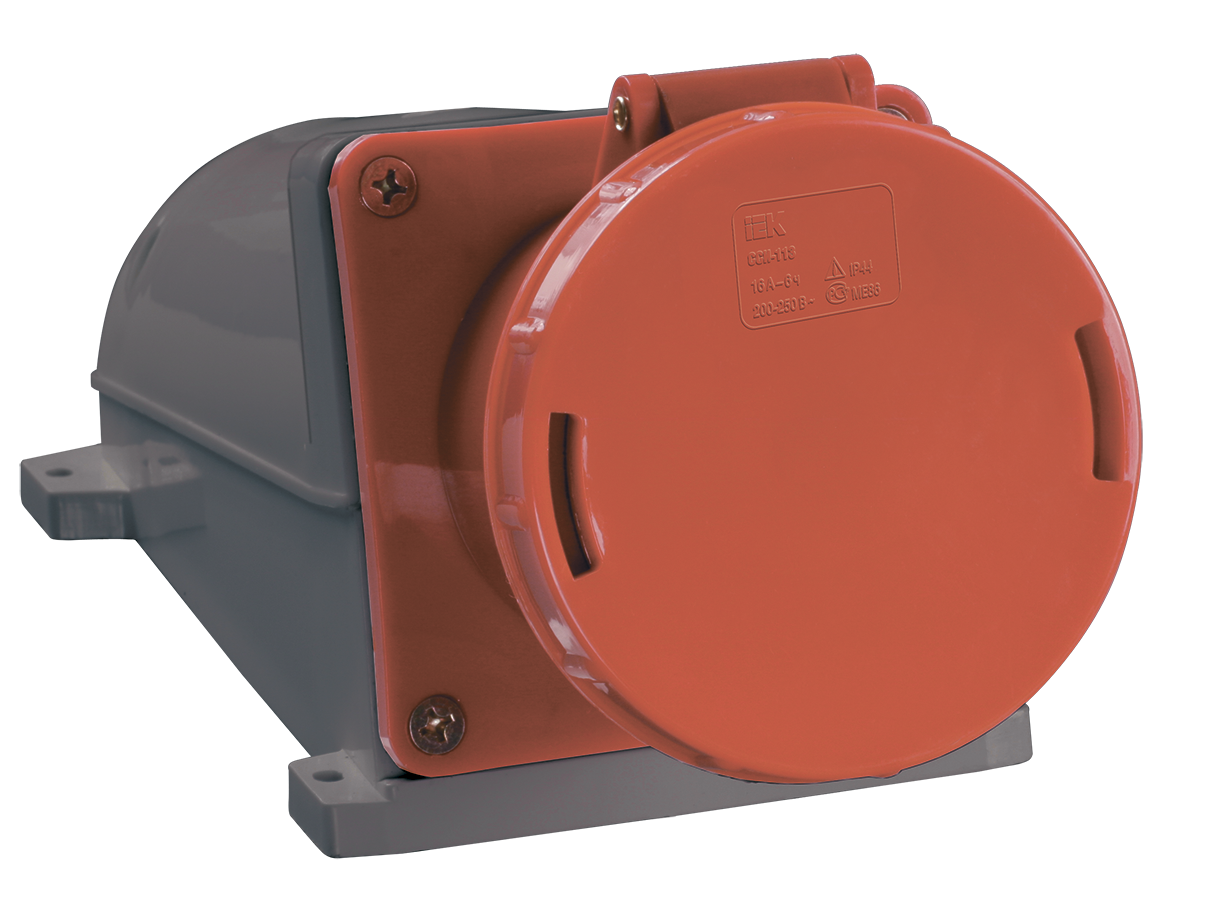 Розетка 145 стационарна 3Р+РЕ+N 125А 380В IP54 ИЭК,