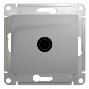 GSL000391 Розетка TV оконечная 1DB (алюминий) (10шт/уп), Ввезен из РФ