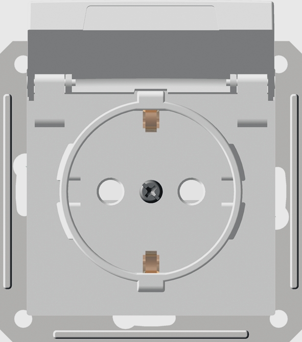 W59AQUA Розетка с/у 1-ая с/з з/шт с крышкой IP44 16А (сл.кость, б/рамки)(10шт) RS16-152B-2-86, Ввезен из РФ