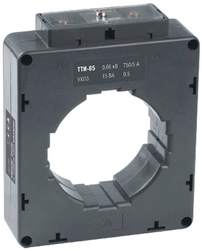 Трансформатор тока ТТИ-85 800/5А 15ВА 0,5S IEK