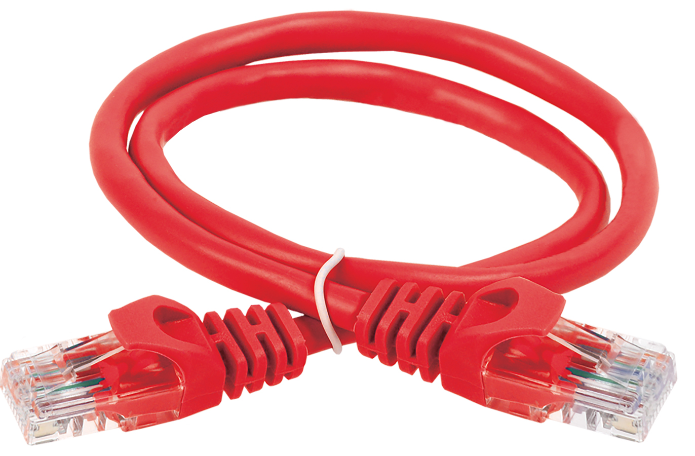 ITK Коммутационный шнур кат. 6 UTP PVC 1м красный
