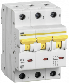 KARAT Авт. выкл. ВА47-60M 3P B 25А 6кА IEK