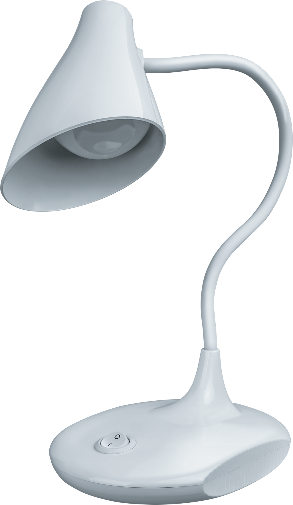 Светильник настольный светодиод. (LED) 1x 165-265В белый гибкий на подставке Navigator