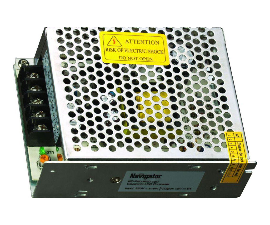 Драйвер Navigator 71 465 ND-P60-IP20-12V, Ввезен из РФ