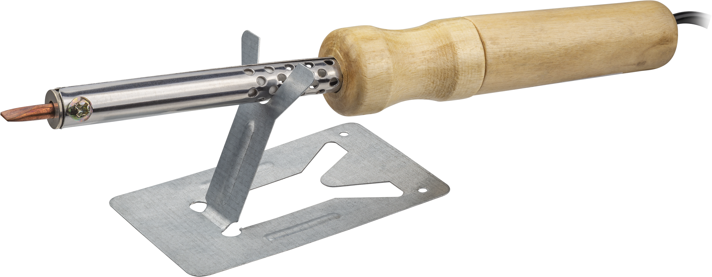 Паяльник ОНЛАЙТ 80 844 OSE-Pes01-60W-CP (дерево, клин прямой),