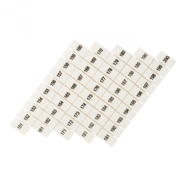 Маркеры для ST 1,5 с нумерацией 150-200 (100 шт.) EKF