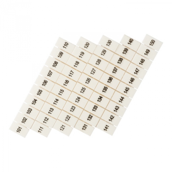 Маркеры для ST 1,5 с нумерацией 100-150 (100 шт.) EKF