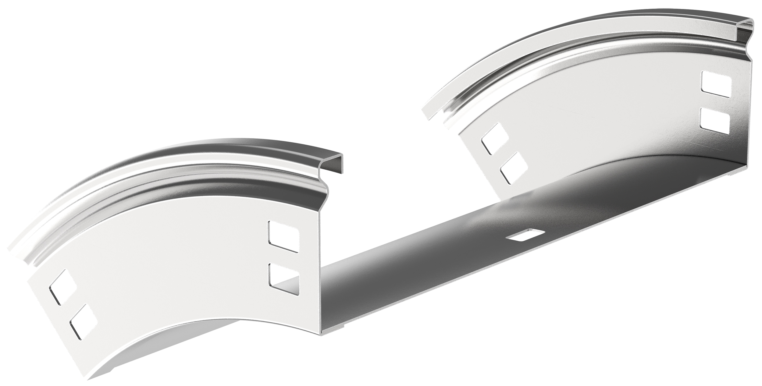 ESCA Поворот плавн. 45град тип В20 80х600мм IEK