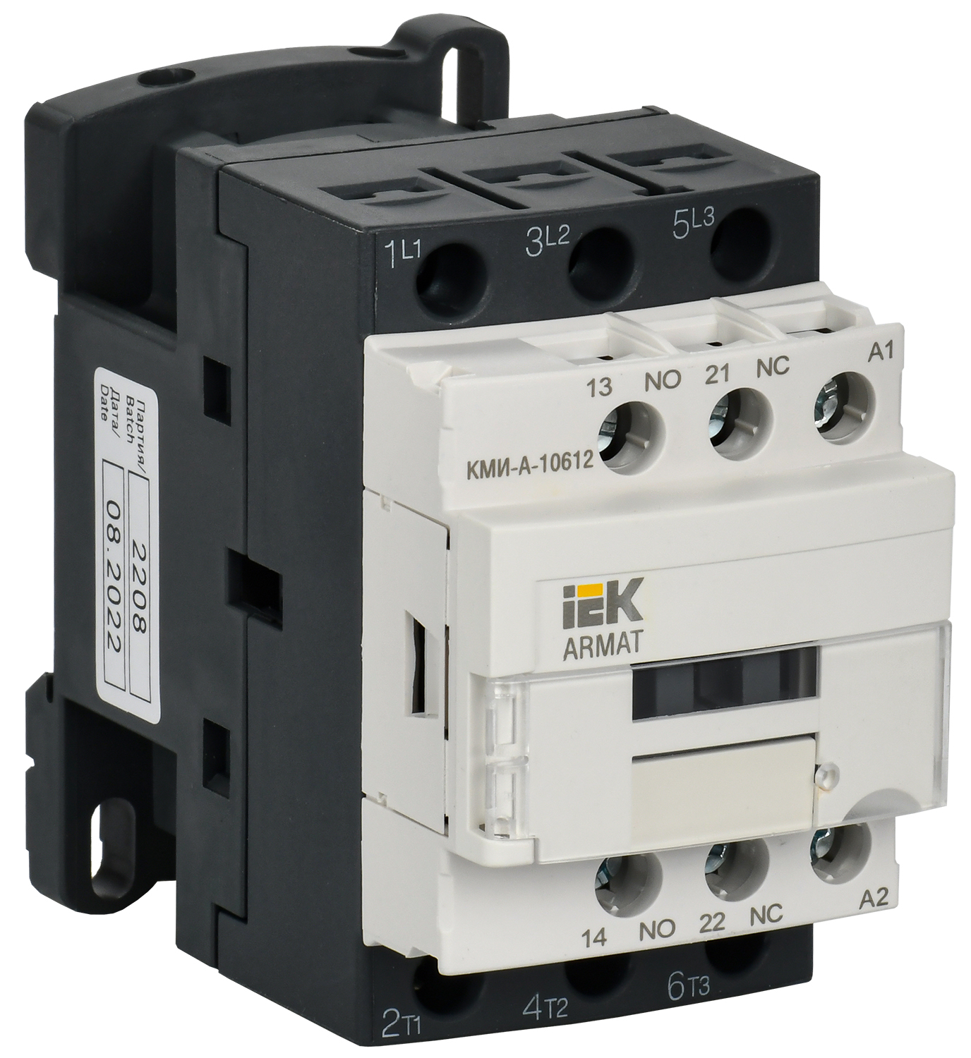 ARMAT Контактор КМИ-А-10612 LC1D 6А 36В/АС3 1NO/1NC IEK