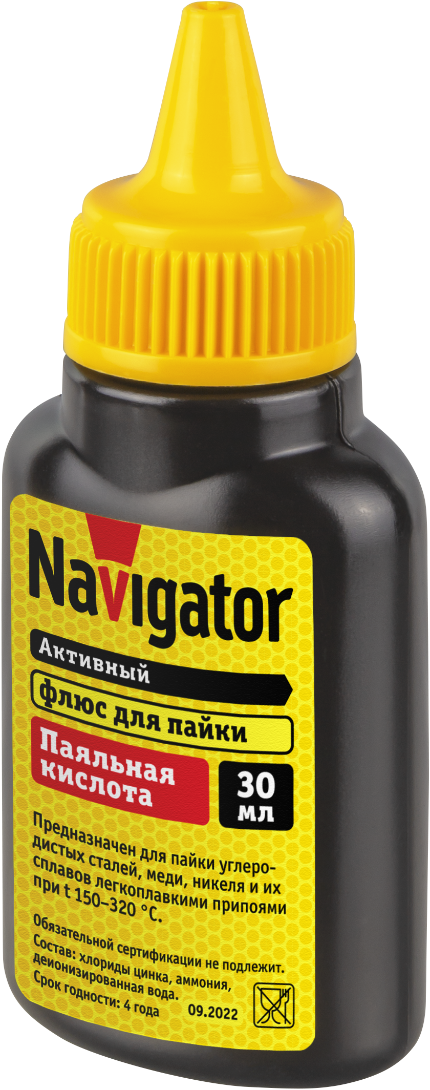Флюс Navigator 93 744 NEM-Fl01-F30 (паяльная кислота, 30мл)