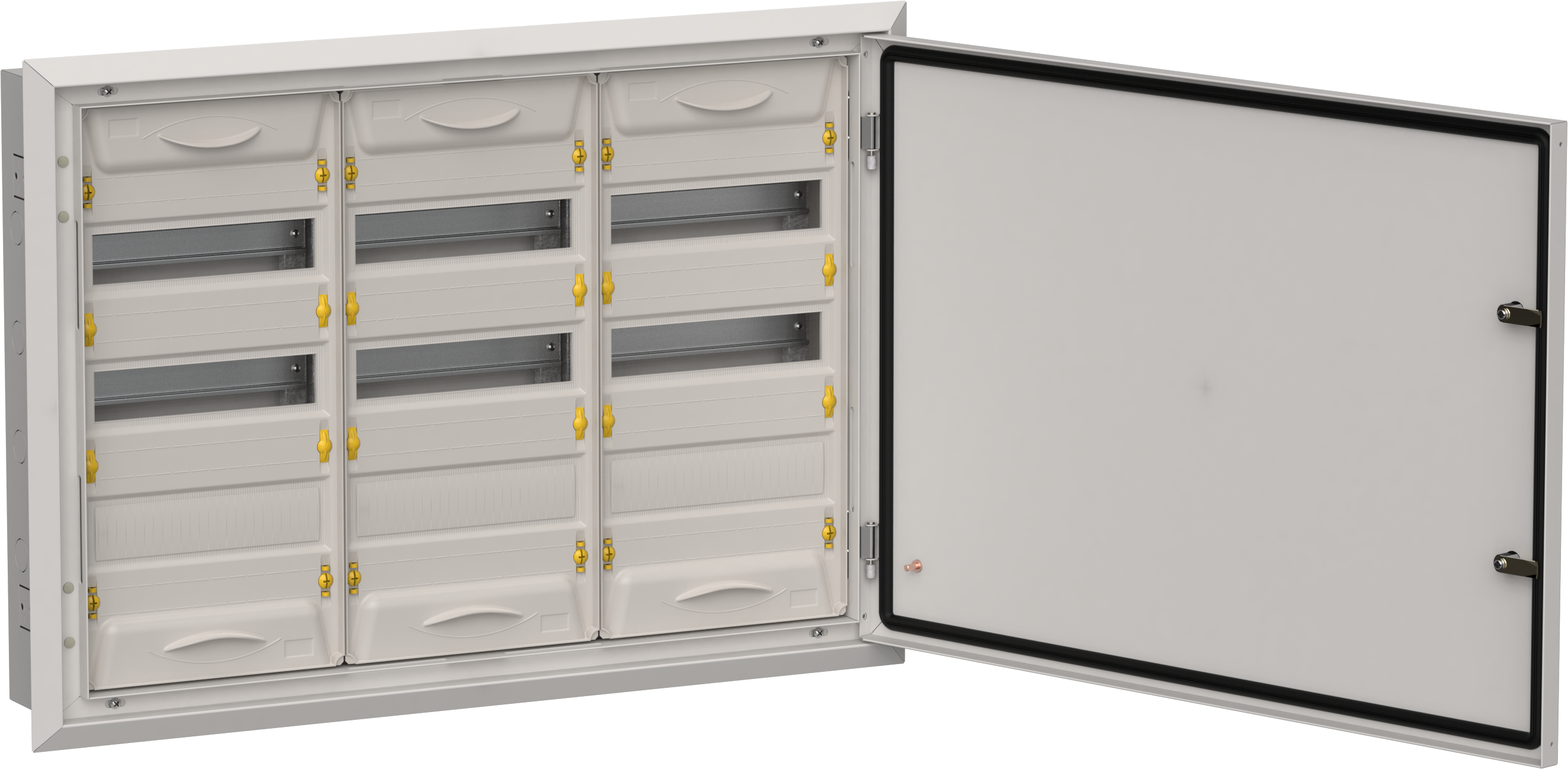 TITAN 5 Корпус мет. ЩРв-108 (3х36) 630х885х130 IP31 сер IEK