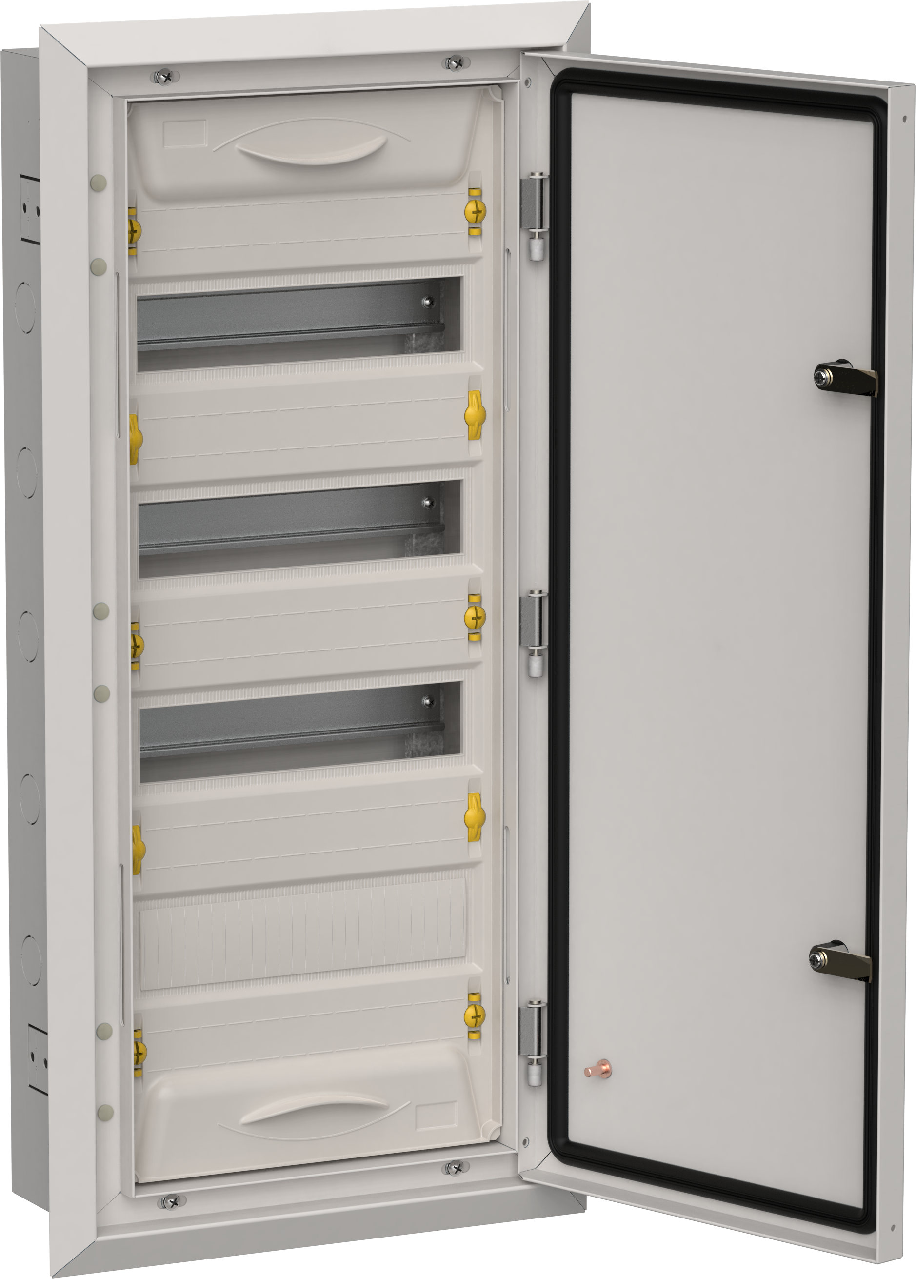 TITAN 5 Корпус мет. ЩРв-48 (1х48) 755х365х130 IP31 сер IEK