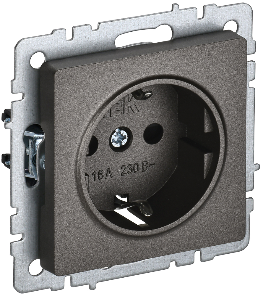 BRITE Роз. с з/к/ш 16А РС14-1-0-БрТБ бр. IEK,