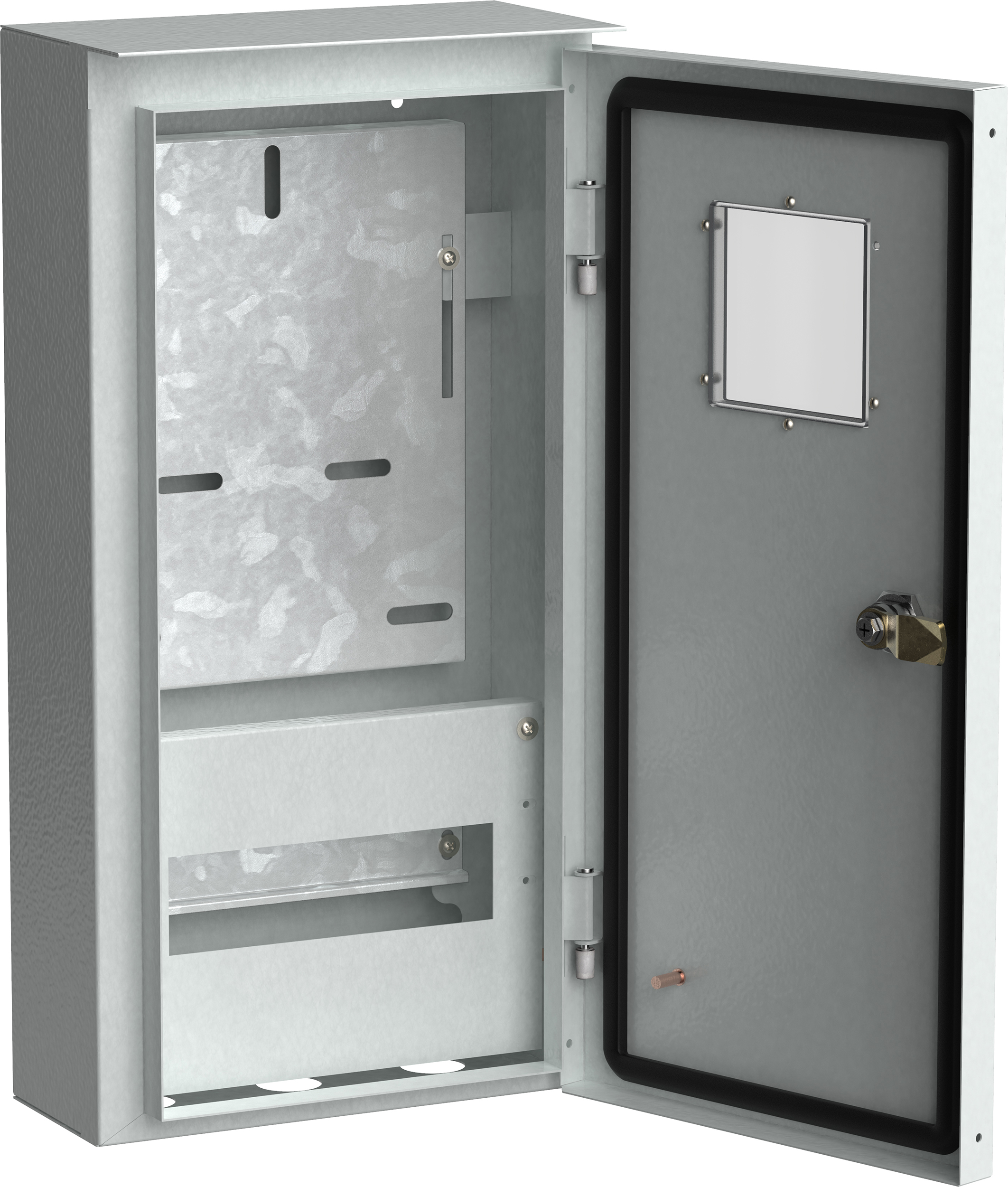 TITAN Корпус мет. коттеджный ЩУРн-3/9 (500х250х135) IP54 IEK