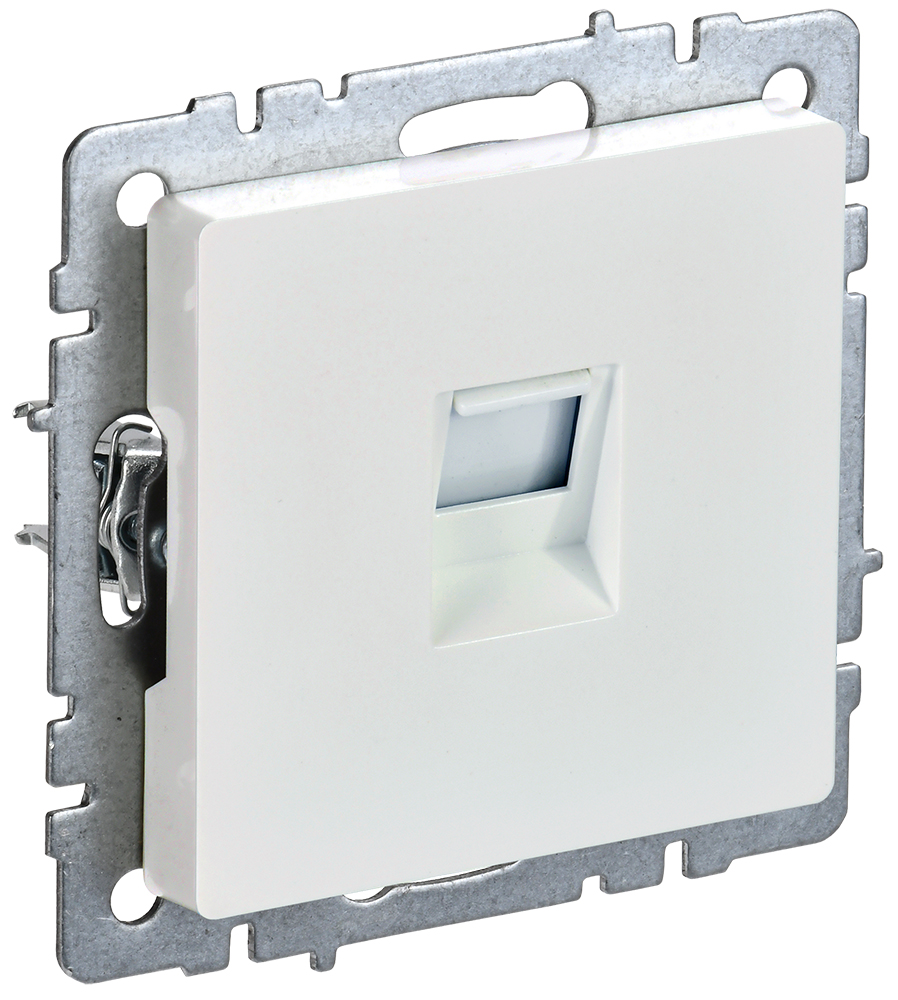BRITE розетка комп. RJ45 кат.5E РК10-БрЖ жемч. IEK, BR-K10-1-K36, Ввезен из РФ