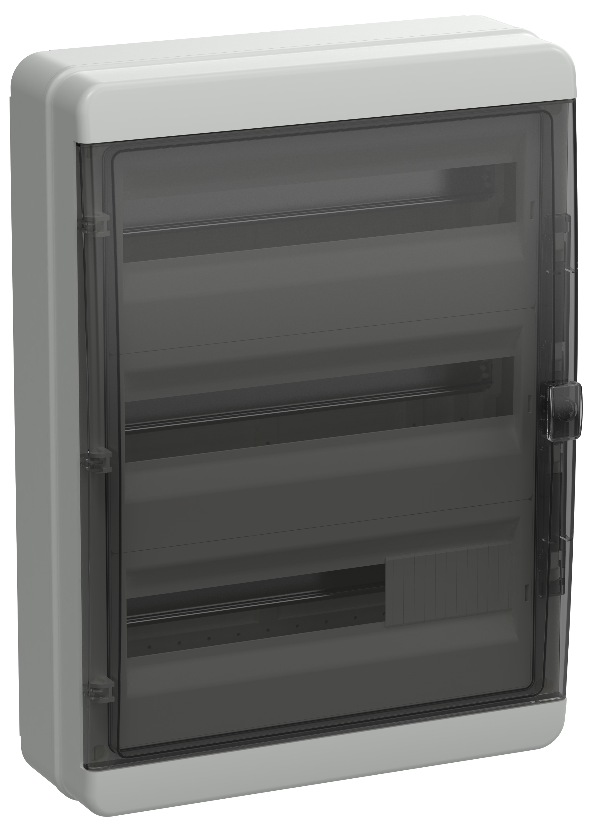 TEKFOR Корпус пласт. КМПн-54 IP65 черн. прозр. дверь IEK