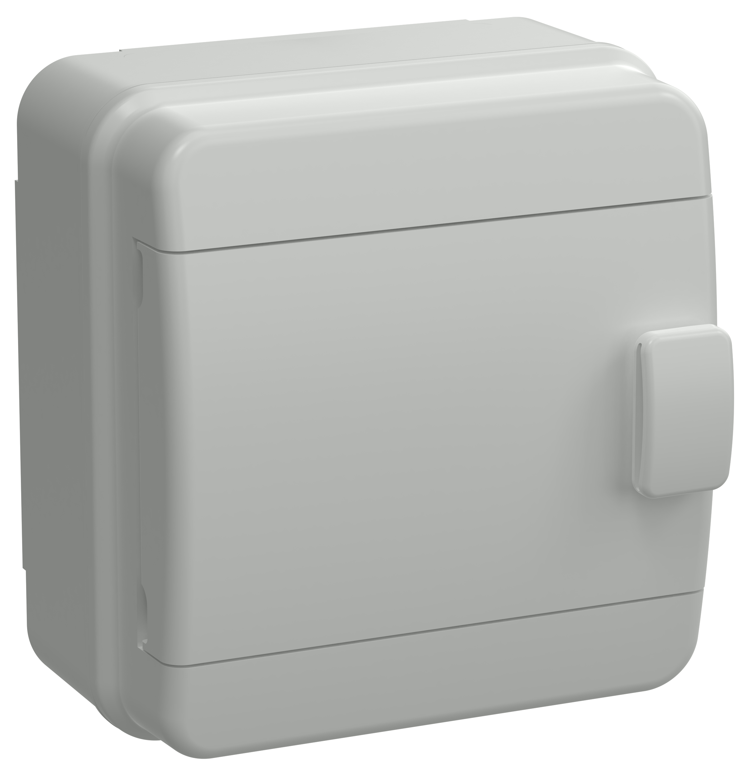 TEKFOR Корпус пласт. КМПн-6 IP65 сер. непрозр. дверь IEK