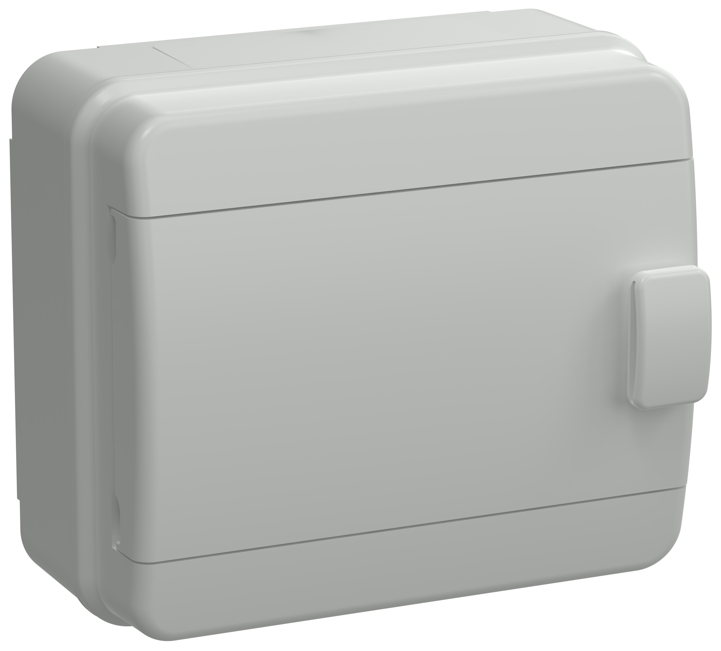 TEKFOR Корпус пласт. КМПн-8 IP65 сер. непрозр. дверь IEK
