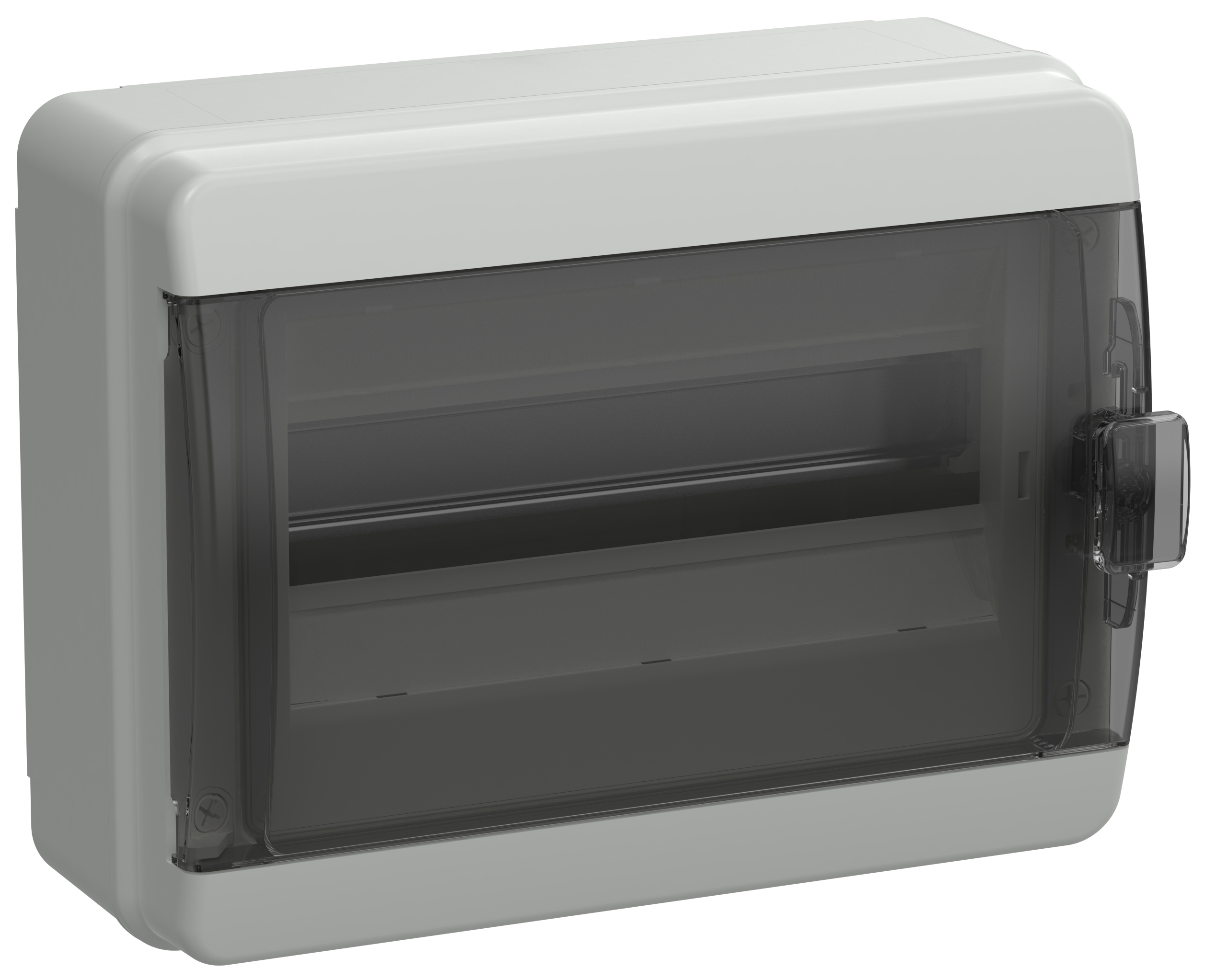TEKFOR Корпус пласт. КМПн-12 IP65 черн. прозр. дверь IEK