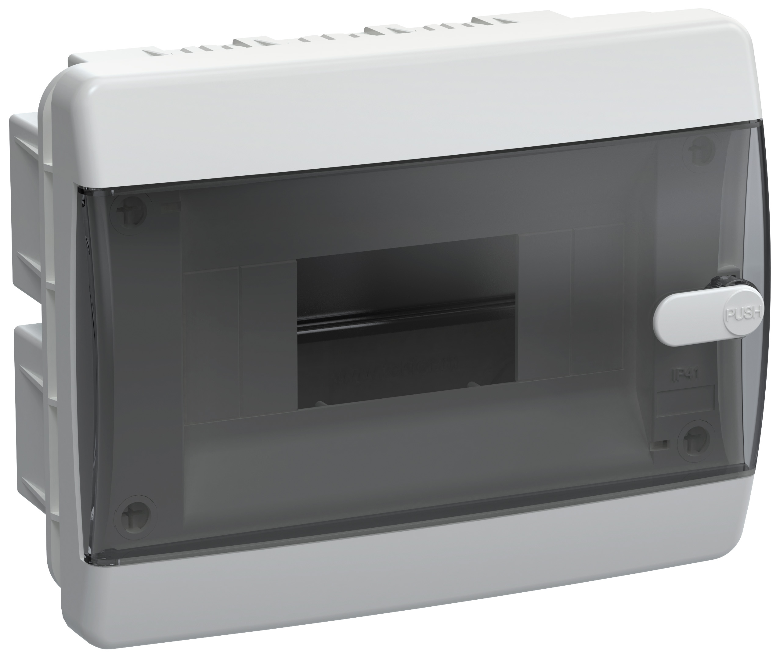 UNION Compact Корпус пласт. ЩРВ-П-8 IP41 черн. пр. дв. IEK