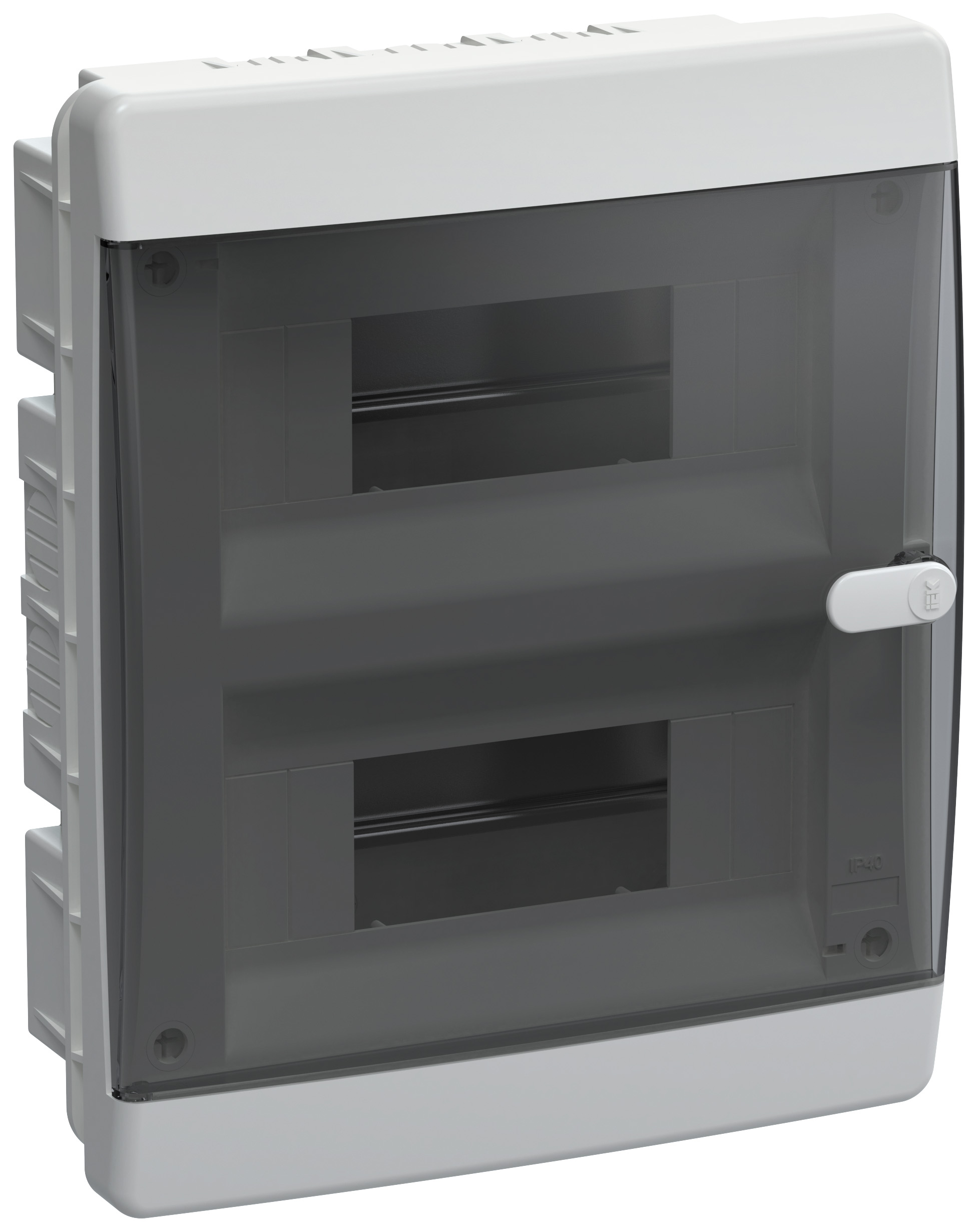 UNION Compact Корпус пласт. ЩРВ-П-18 IP41 черн. пр. дв. IEK