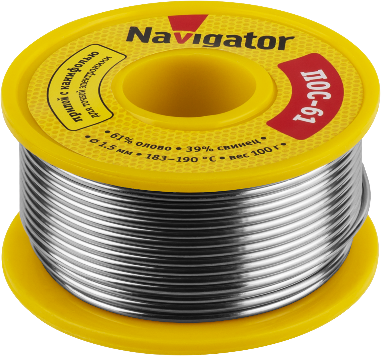 Припой Navigator 93 725 NEM-Pos05-61K-1.5-K100,