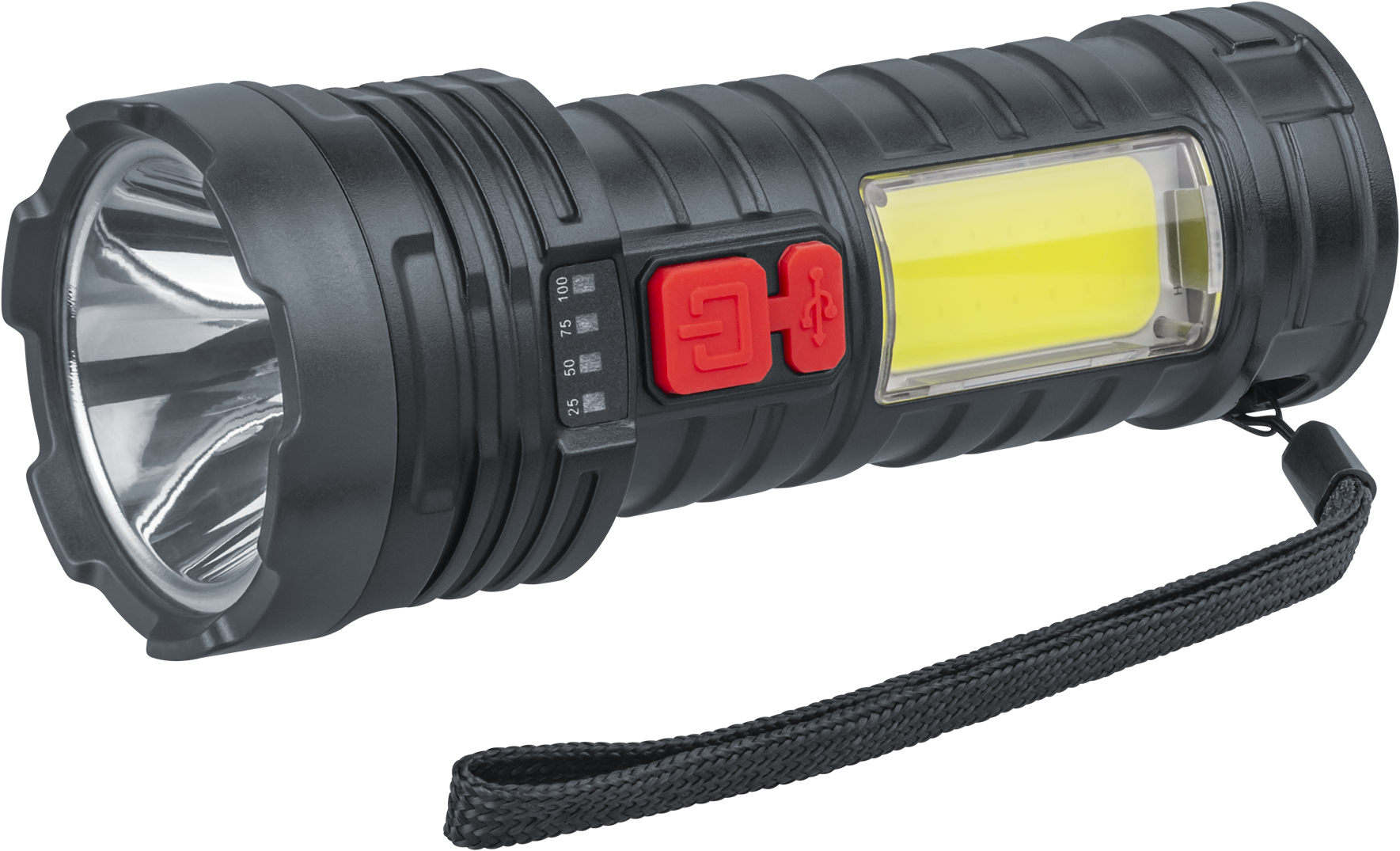 Фонарь Navigator 93 817 NPT-CP25-ACCU пласт.1LED,3Вт+1COB,3Вт li-ion 1,2Ач 5реж., Ввезен из РФ