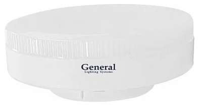 Лампа светодиодная GLDEN-GX53-B-8-230-GX53-4000 General 660137, Ввезен из РФ. Код ОКРБ 007-2012: 27.40.15