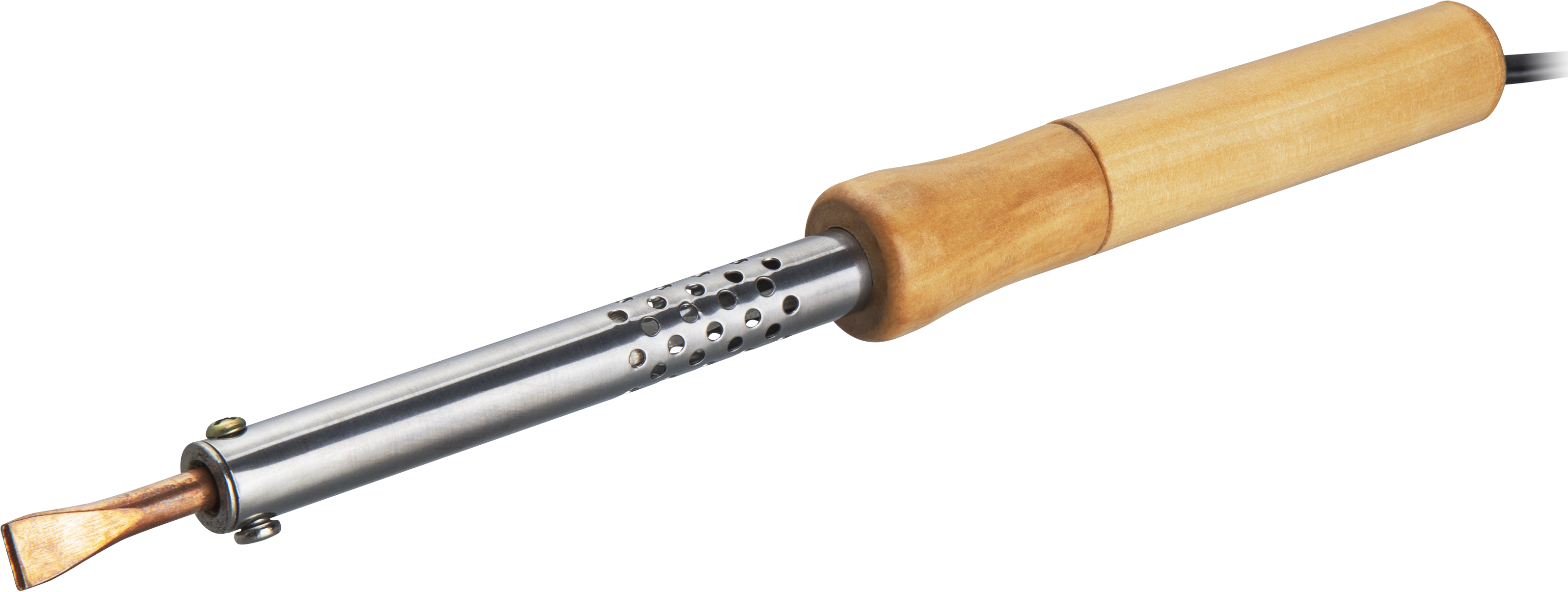 Паяльник ОНЛАЙТ 90 222 OSE-Pes06-60W-CP (дерево, клин прямой),