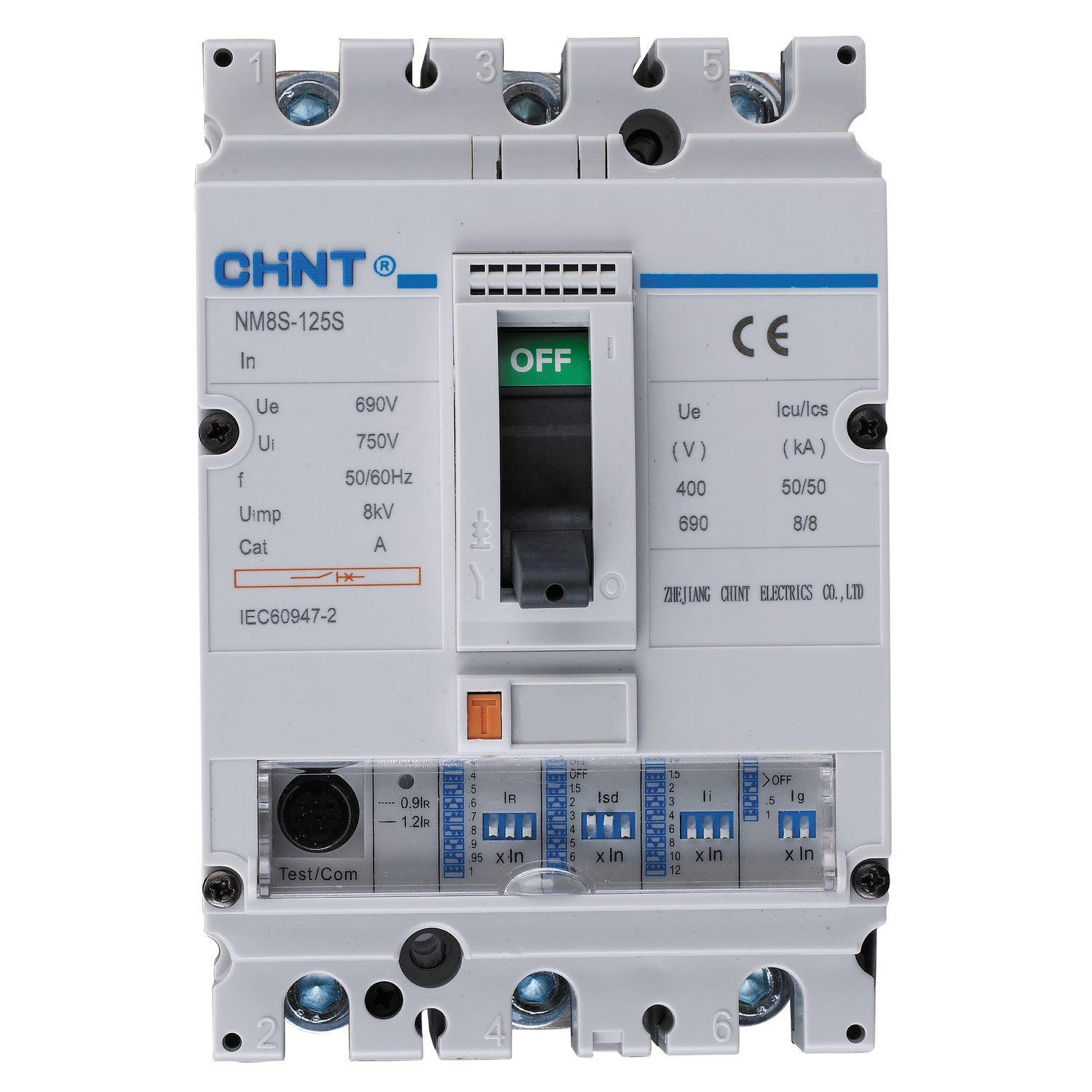 Авт. выкл. NM8-125S 3P 25А 50кА