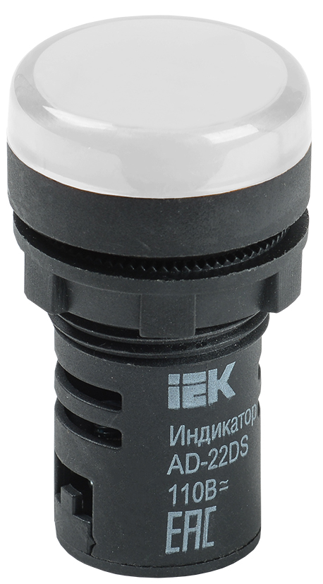 Лампа AD22DS(LED)матрица d22мм белый 12В  AC/DC  BLS10-ADDS-012-K01 ИЭК, Ввезен из РФ