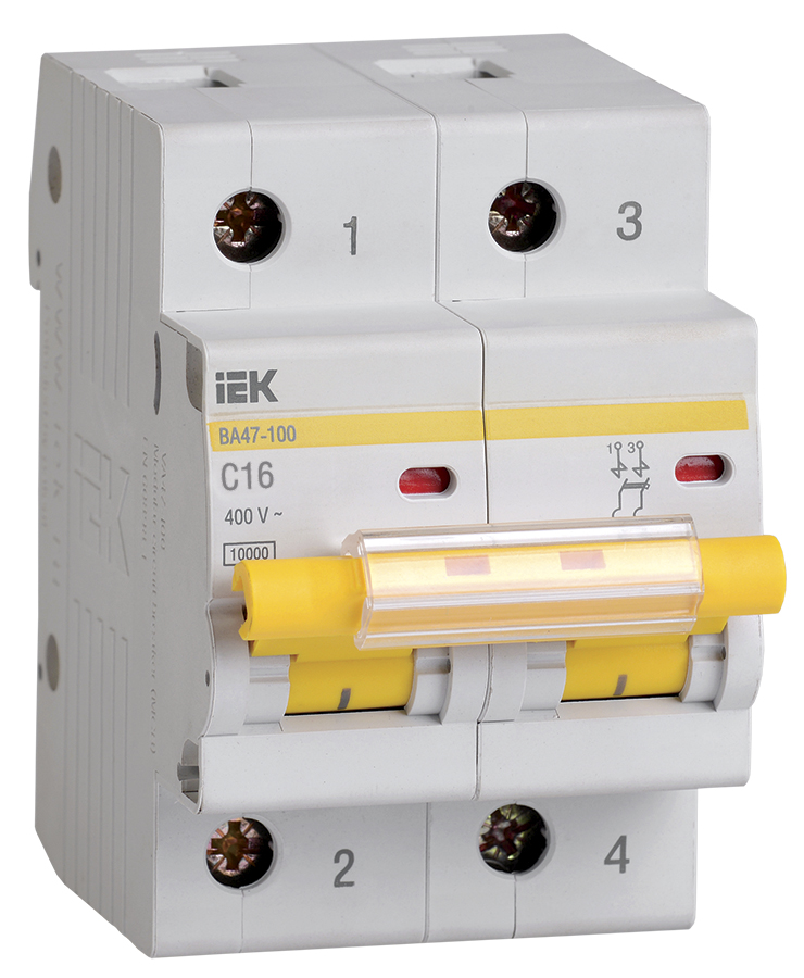 KARAT Авт. выкл. ВА47-100 2P C 16А 10кА IEK