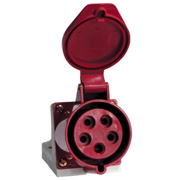 Розетка стационарная наружная 145 3Р+РЕ+N 125А 380В IP67 EKF