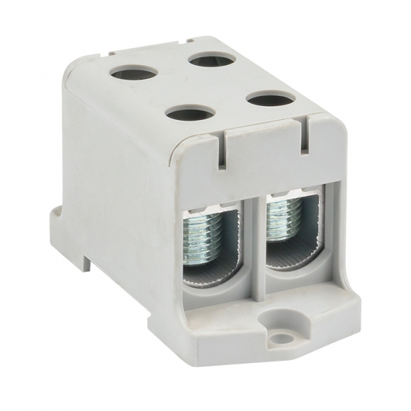 Клемма двойная КСВ 16-95 cерая EKF, plc-kvs2-16-95-grey, Ввезен из РФ