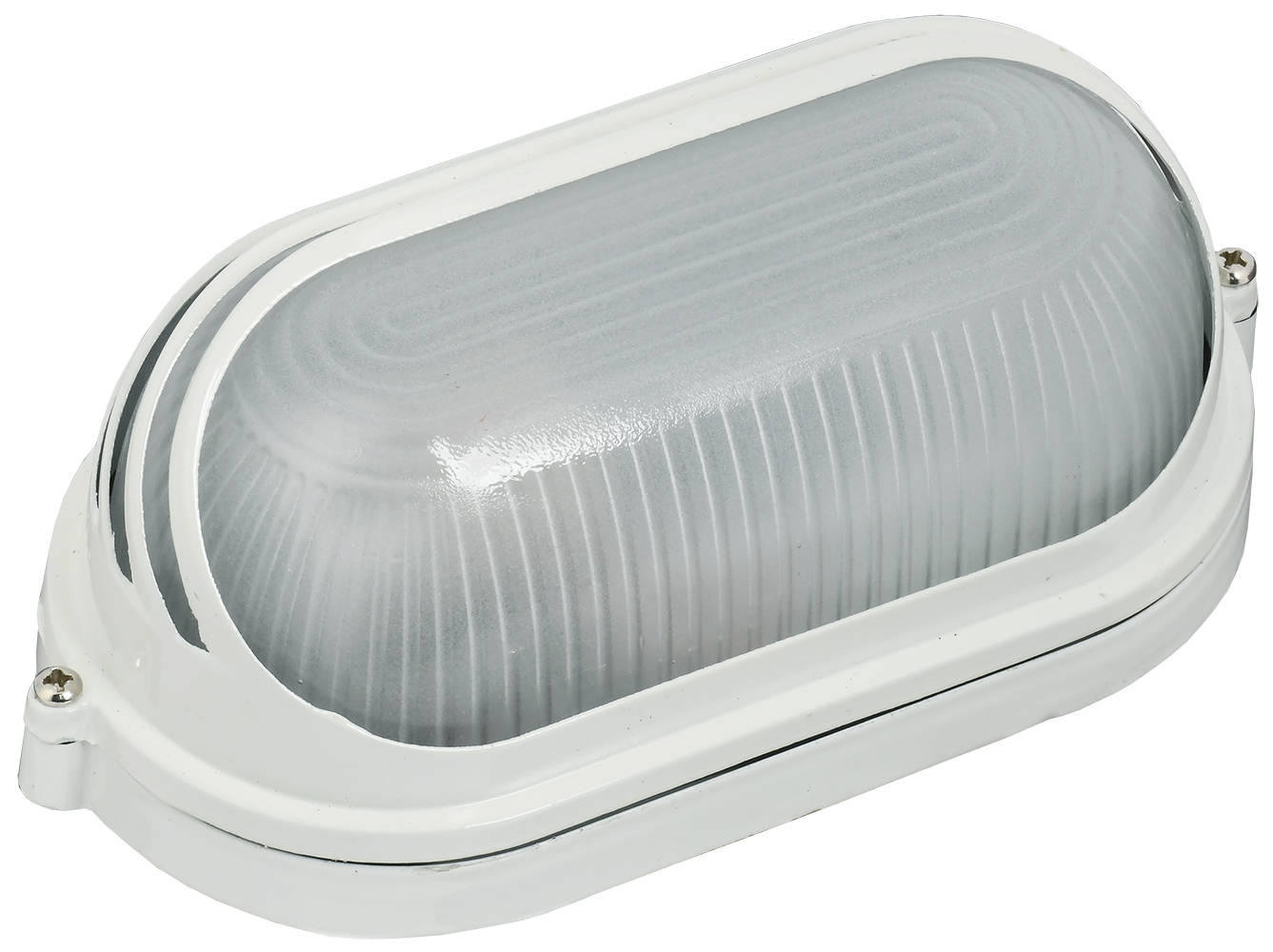 Светильник НПП1407 белый/овал ресничка 60Вт IP54 IEK