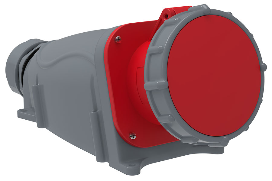 MAGNUM Розетка стац. ССИ-135 63А-6ч 380В 3P+PE+N IP67 IEK,