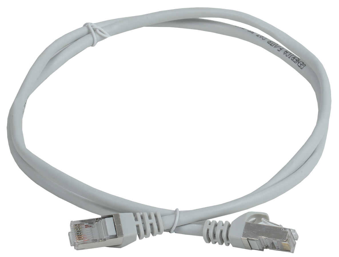 Шнур коммутационный кат. 5Е FTP 1м серый GENERICA
