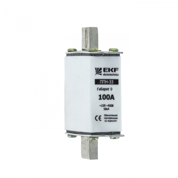 Плавкая вставка ППН-33 160/125А габарит 0 EKF