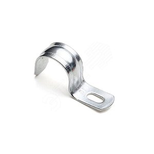 Скоба металлическая однолапковая d25-26 мм (10 шт) EKF PROxima