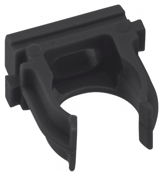 Крепеж-клипса d25 мм (10 шт) черная EKF-Plast