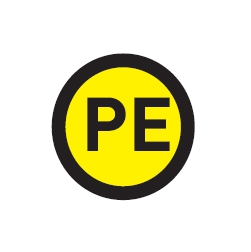 Наклейка "PE" (d20мм.) EKF PROxima, an-2-08, Ввезен из РФ