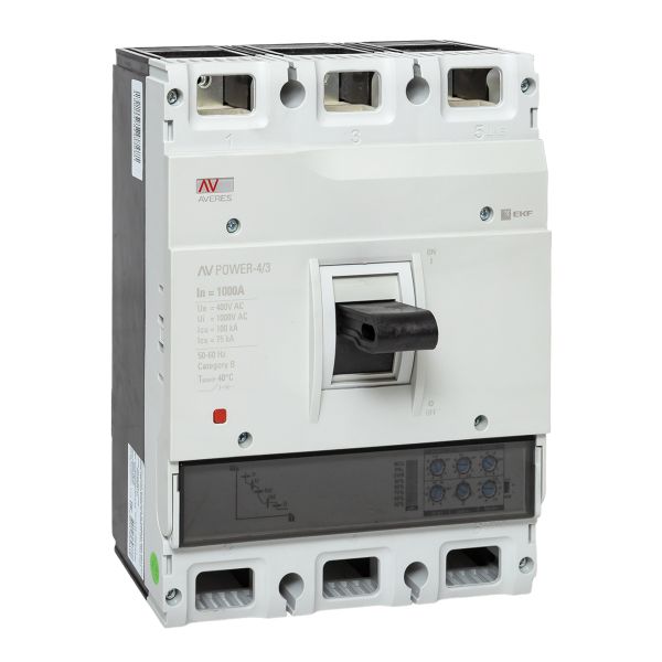 Автоматический выключатель AV POWER-4/4 1000А 100kA ETU2.0 EKF AVERES