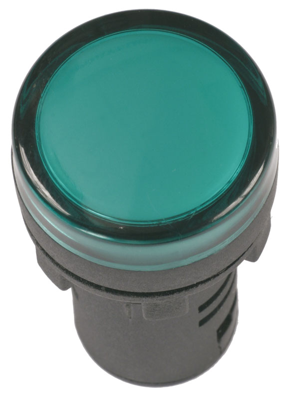 Лампа AD16DS(LED)матрица d16мм зеленый 230В  ИЭК, Ввезен из  РФ